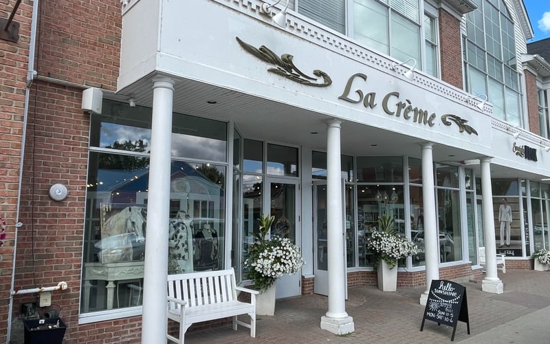 La Crème boutique storefront