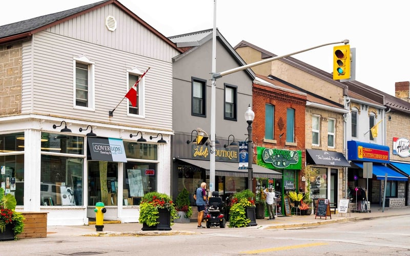 Downtown Fergus street scene