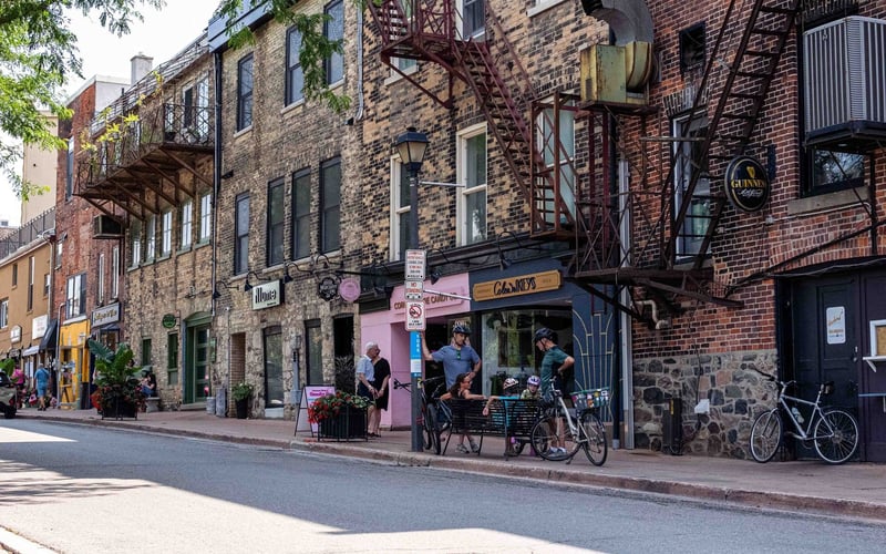 Shops by the Avon River