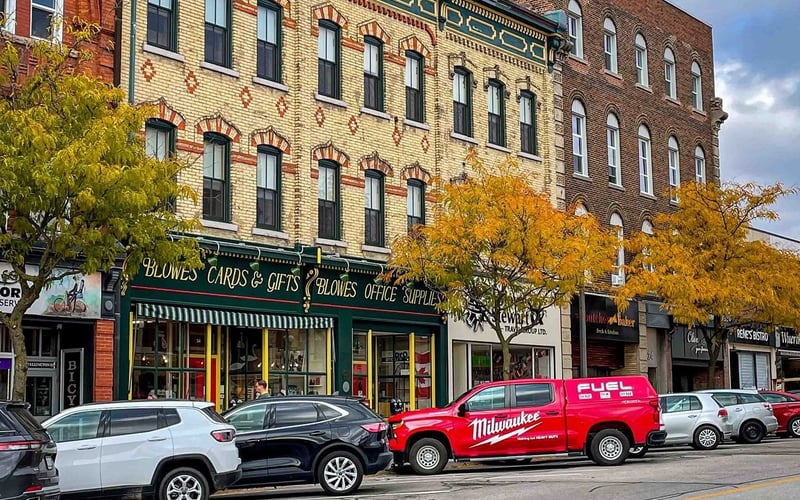Downtown Stratford street scene