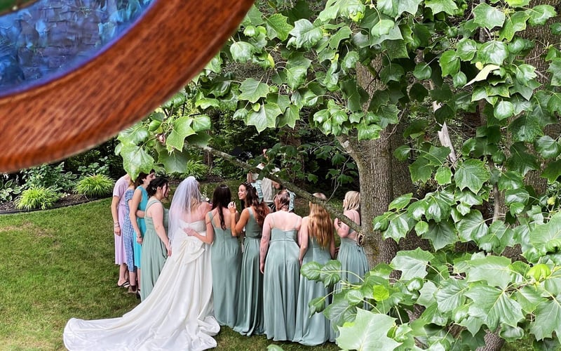 Wedding Party in the Garden